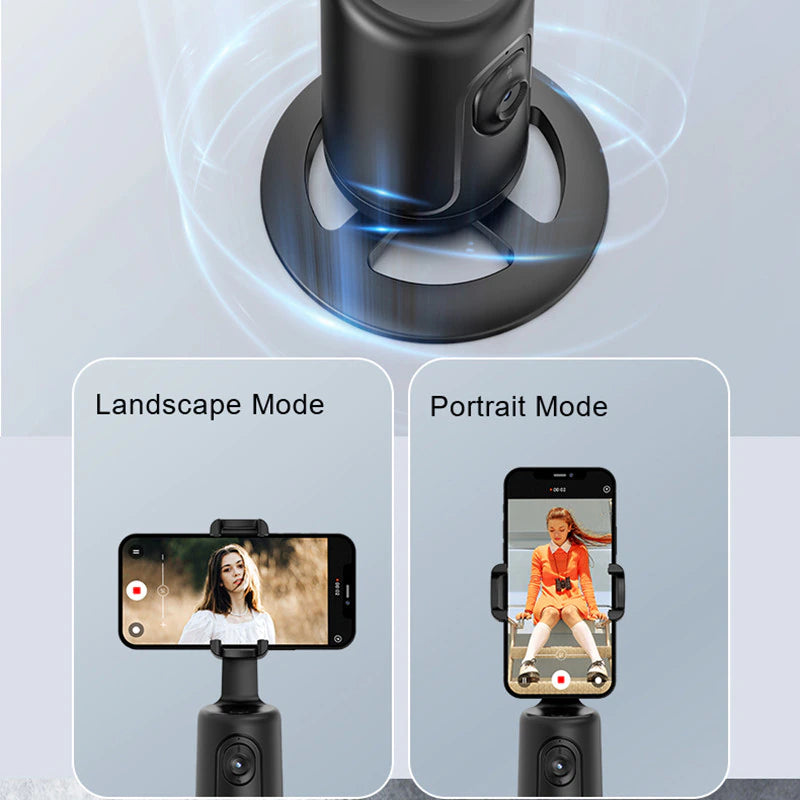 360 Face Tracking Desktop Phone Holder for Live Photography